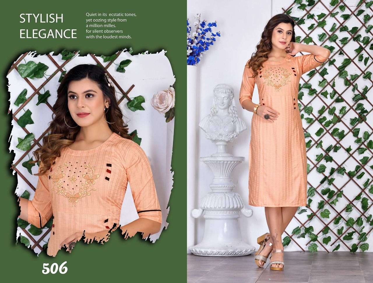 BEAUTYZAVIA QUEEN 17 Kg  Heavy Bombay Rayon Hand Work Embroidered Straight  Kurta CATALOG WHOLESALER BEST RATE