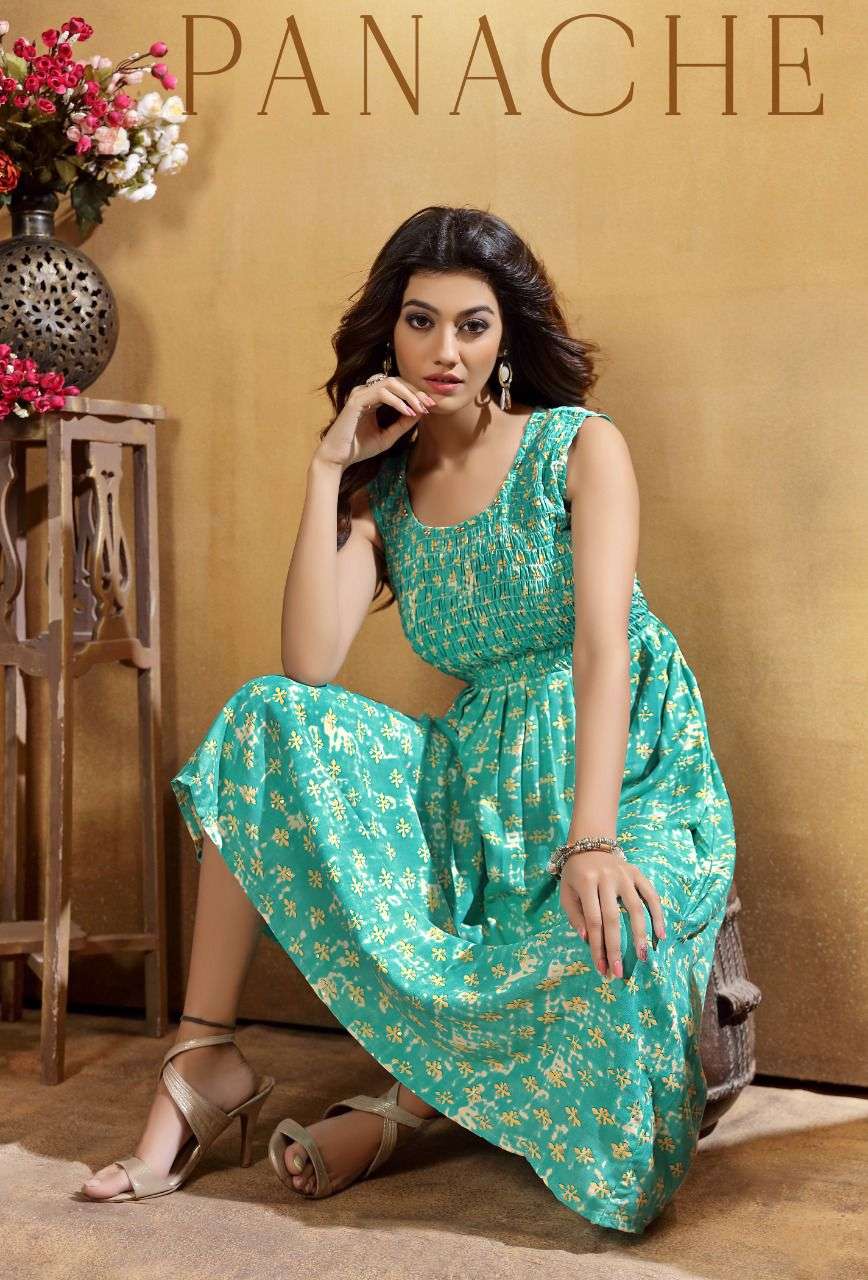 pari glamour flair style print kurti catalog for women girls 