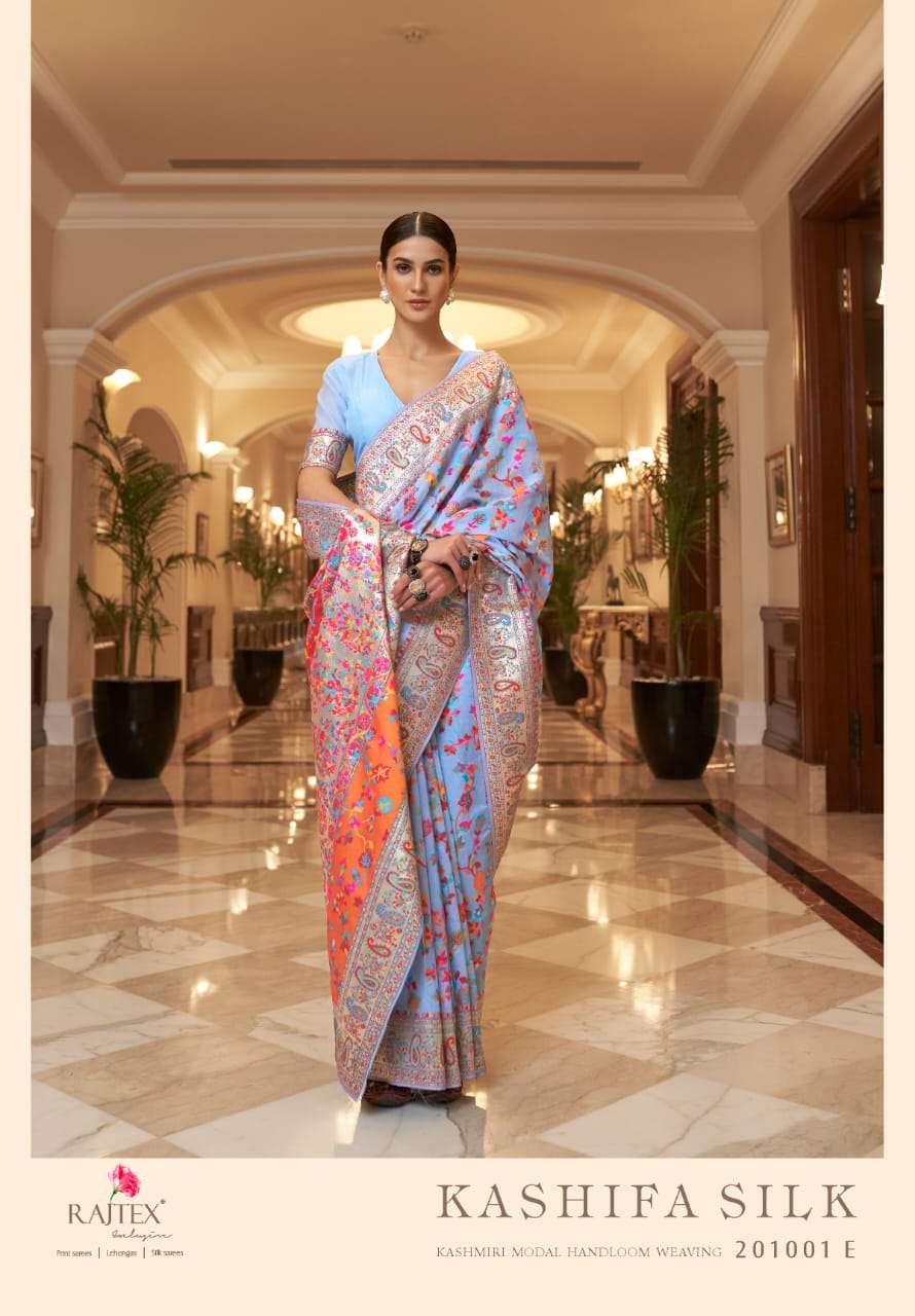 rajtex kashifa silk 201001 design colors kashmiri handloom weaving sarees 