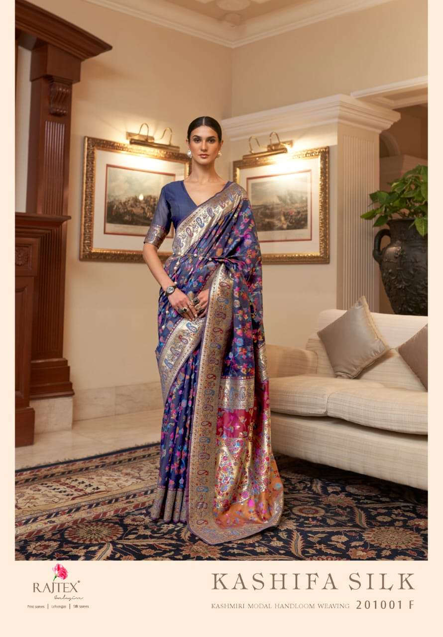 rajtex kashifa silk 201001 design colors kashmiri handloom weaving sarees 