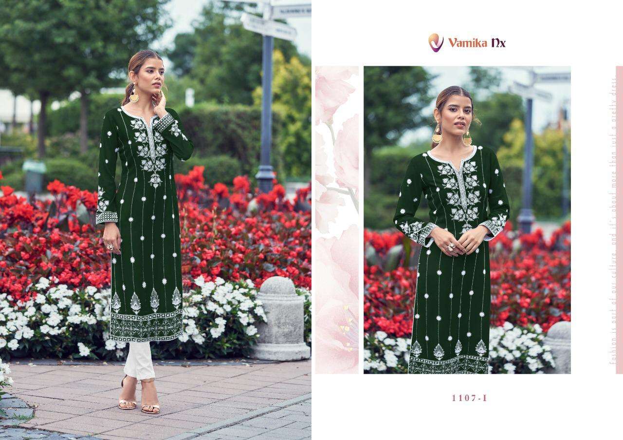 rooh vol 2 edition color by vamika nx rayon kurti with pant collection