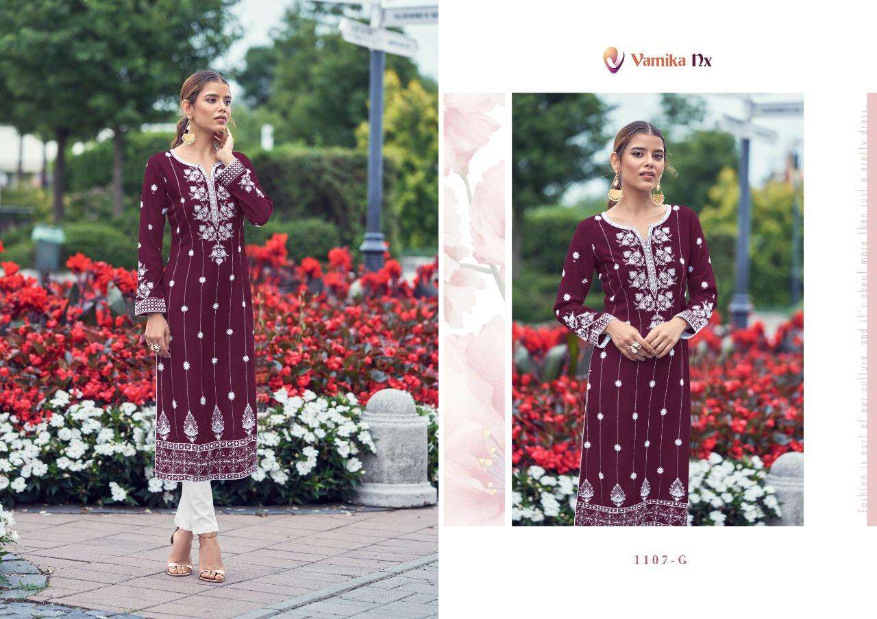 rooh vol 2 edition color by vamika nx rayon kurti with pant collection