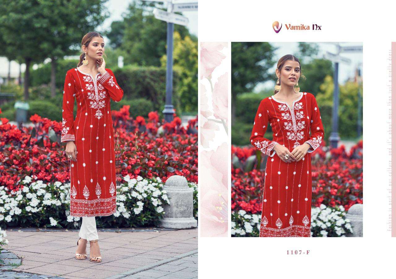 rooh vol 2 edition color by vamika nx rayon kurti with pant collection