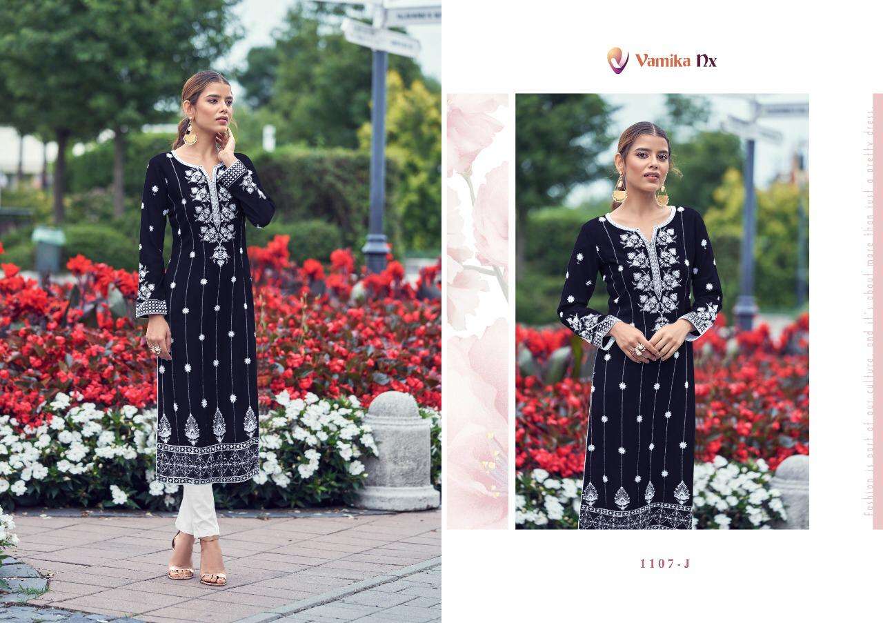 rooh vol 2 edition color by vamika nx rayon kurti with pant collection