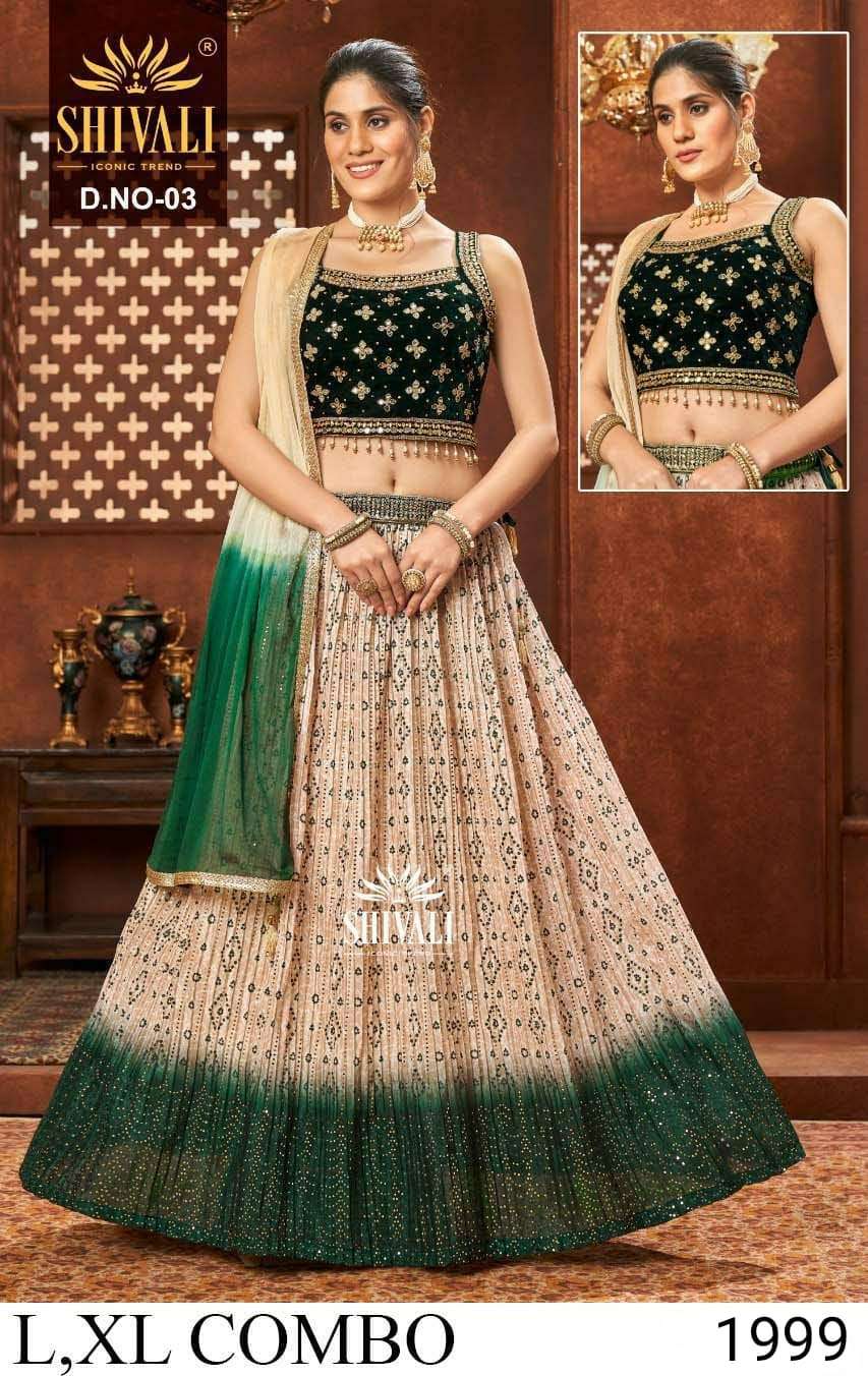 shivali crop top lehenga style heavy wedding wear party wear dresses