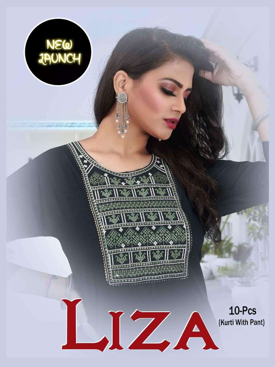 New Riyaa Liza Rayon 14 Kg Sequence Work Galla and Patta KURTI CATALOG WHOLESALER BEST RATE