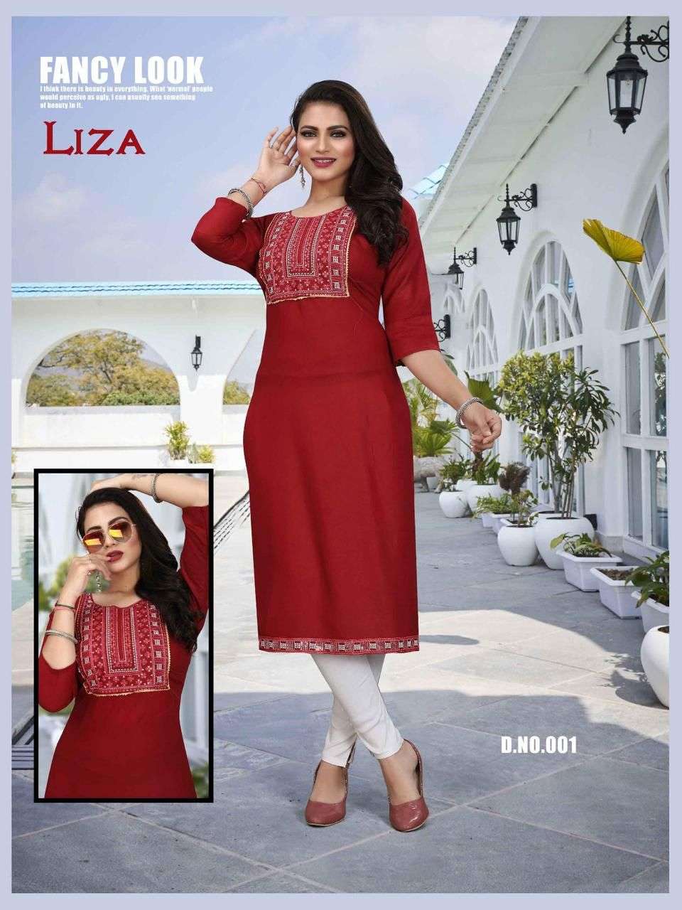 New Riyaa Liza Rayon 14 Kg Sequence Work Galla and Patta KURTI CATALOG WHOLESALER BEST RATE