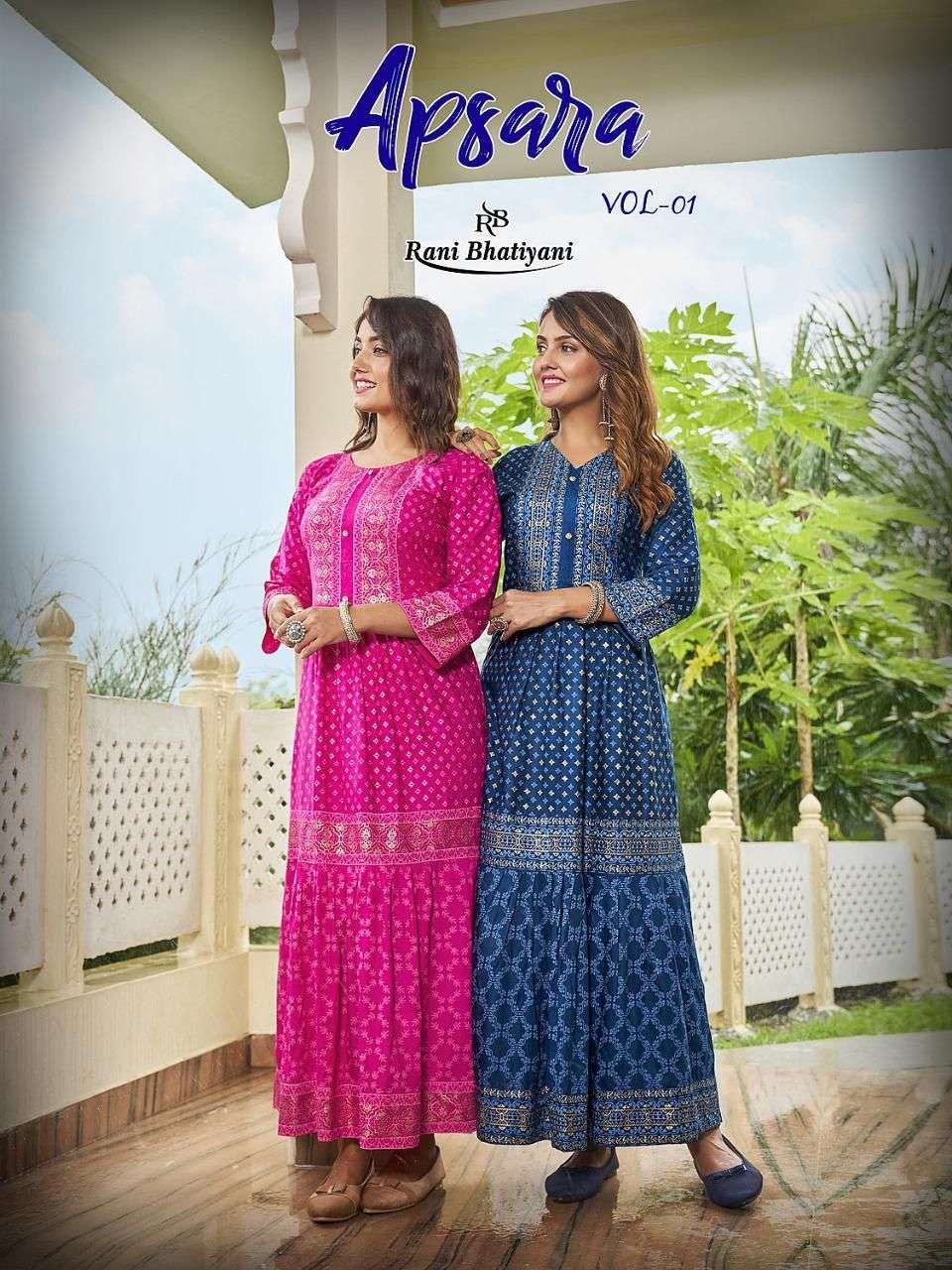 rani apsara vol 1 rayon print plus size kurtis exports 