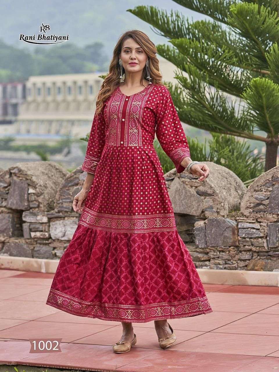 rani apsara vol 1 rayon print plus size kurtis exports 