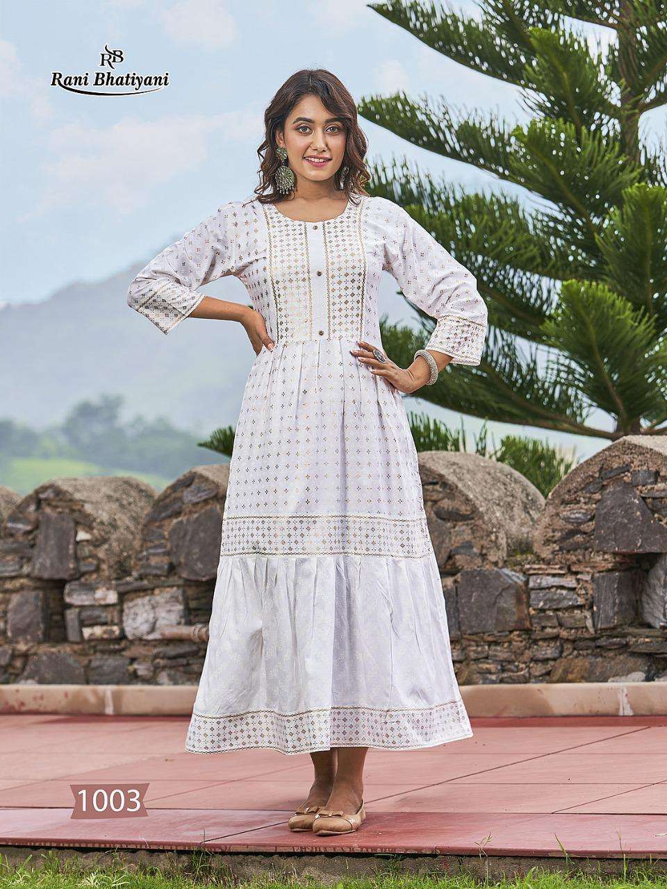rani apsara vol 1 rayon print plus size kurtis exports 
