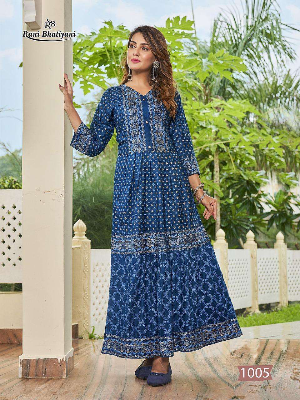 rani apsara vol 1 rayon print plus size kurtis exports 