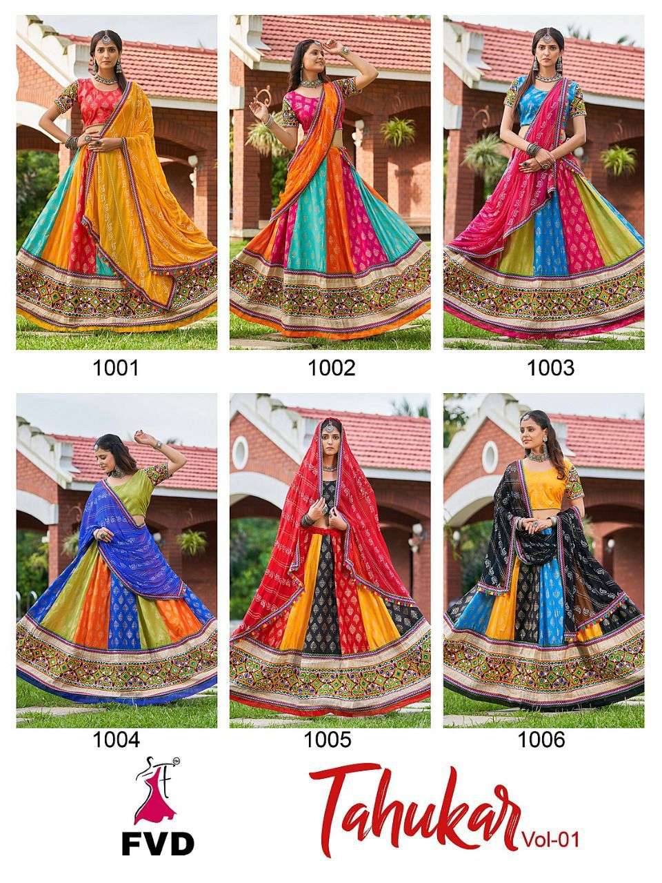 tahukar vol 1 mirror work readymade navratri lehenga choli designs ...