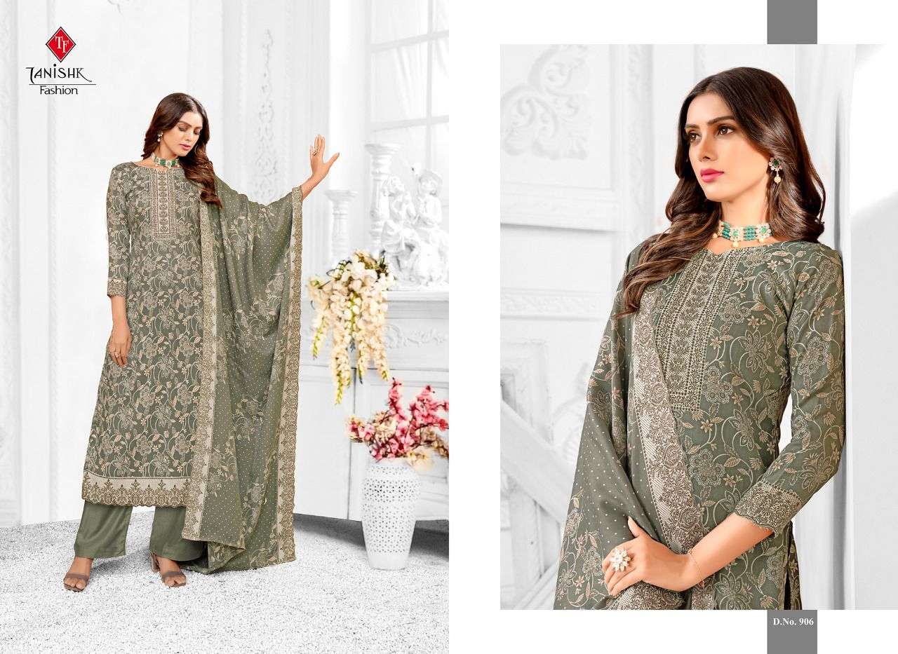 gulistan by tanishk pashmina printed casual dress materials