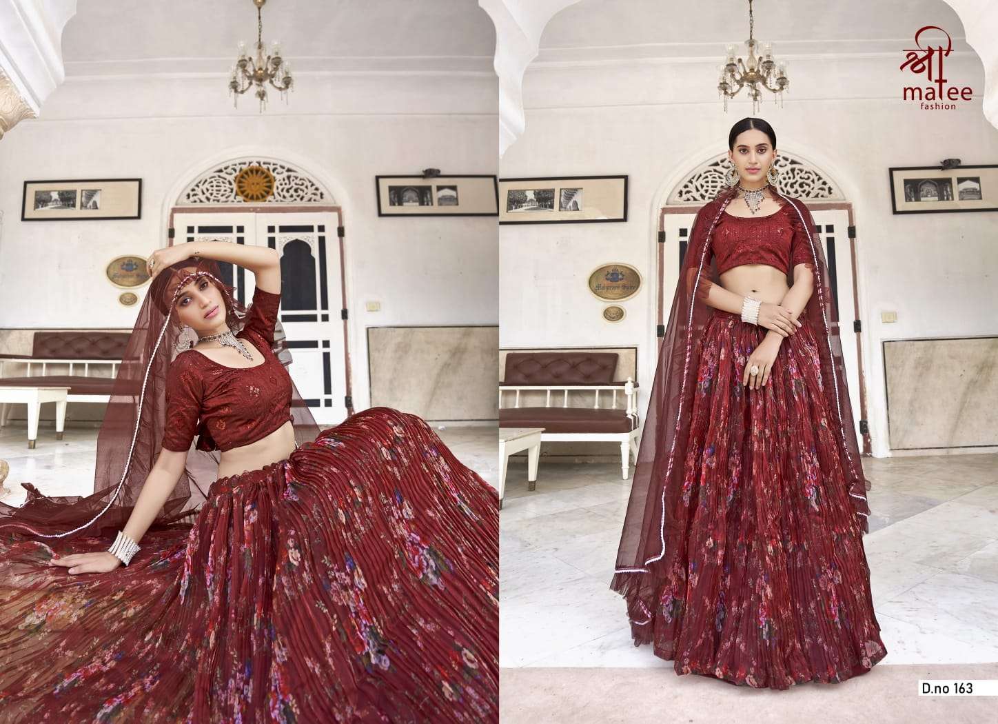 shree matee rosy heavy organza designer lehengas for women wholesale shop 
