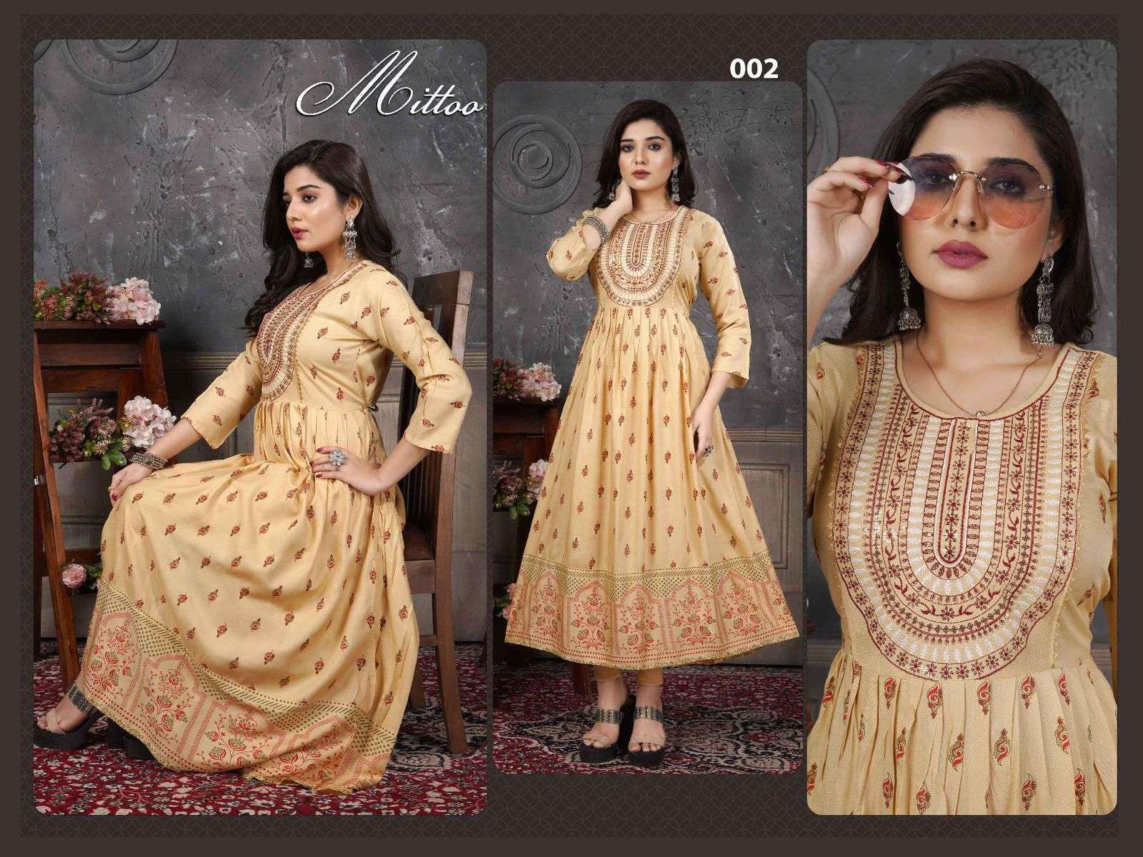 BEAUTY QUEEN MITTOO HEAVY REYON GOLD FOIL PRINT SEQUENCE WORK & FLAIR KURT CATALOG WHOLESALER BEST RATE