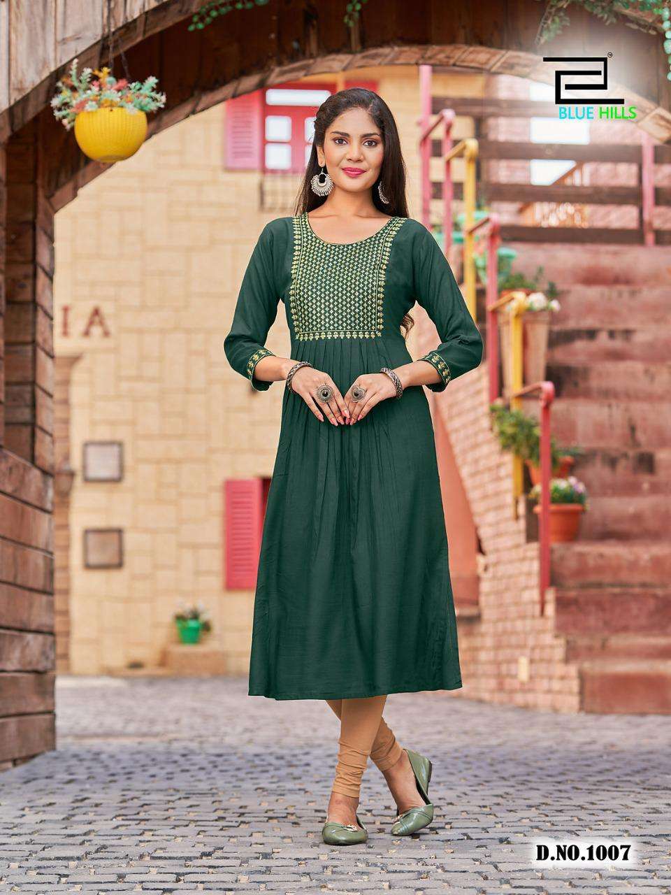 blue hills classic vol 15 nayra cut pattern plus size kurtis exports Malaysia 