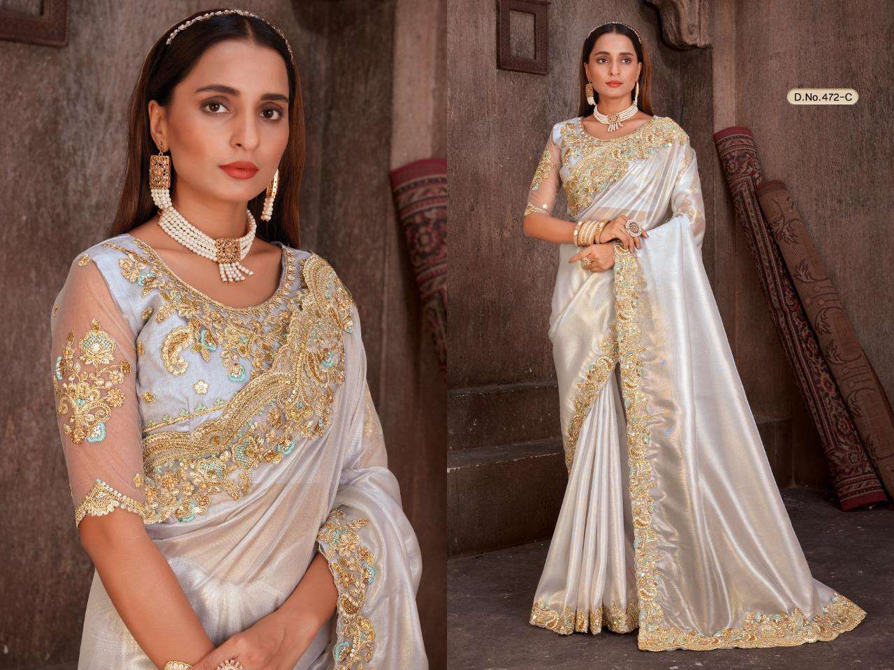 mehak sarees 472 design colors work indian fancy saree for women 