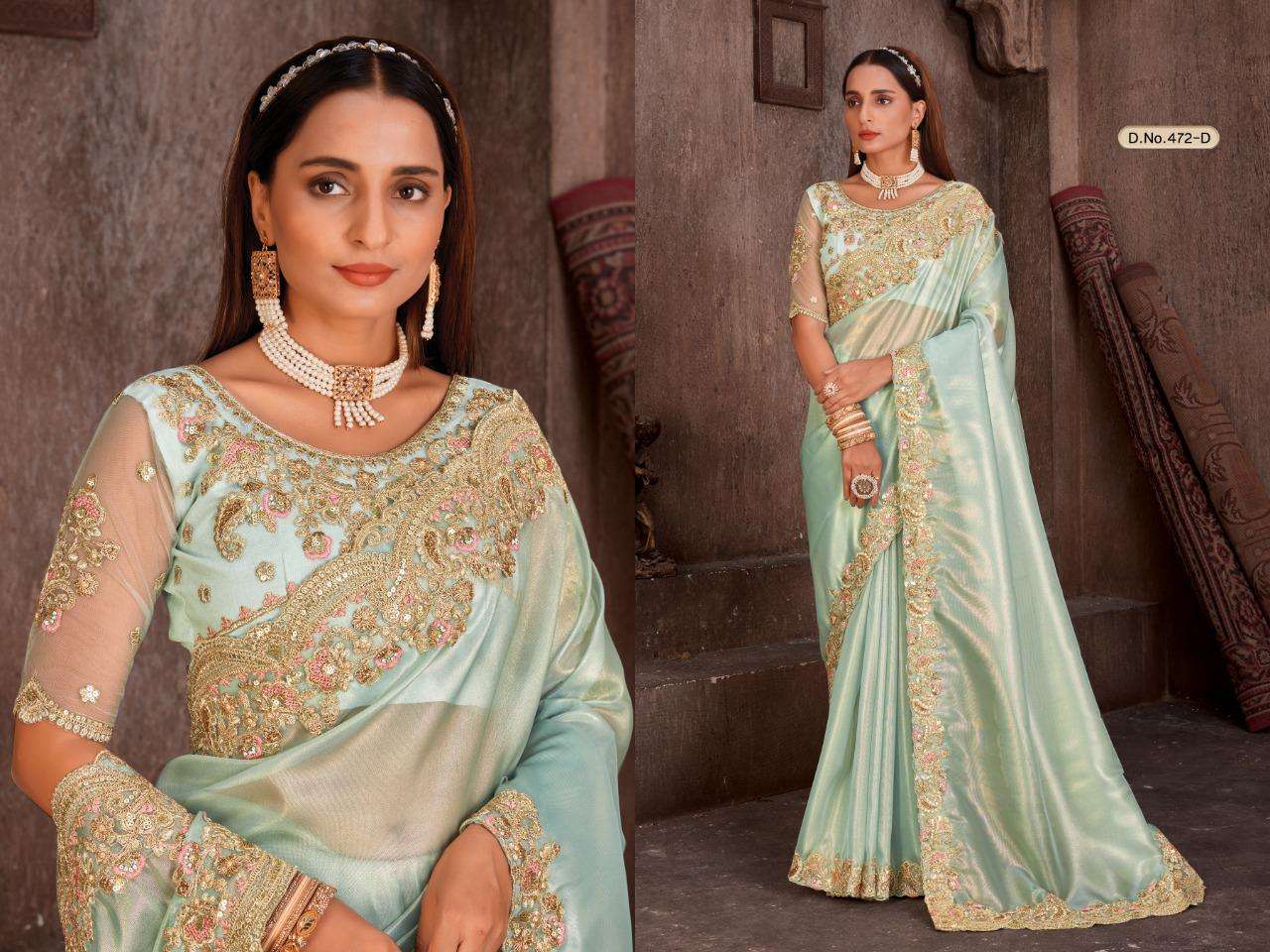 mehak sarees 472 design colors work indian fancy saree for women 