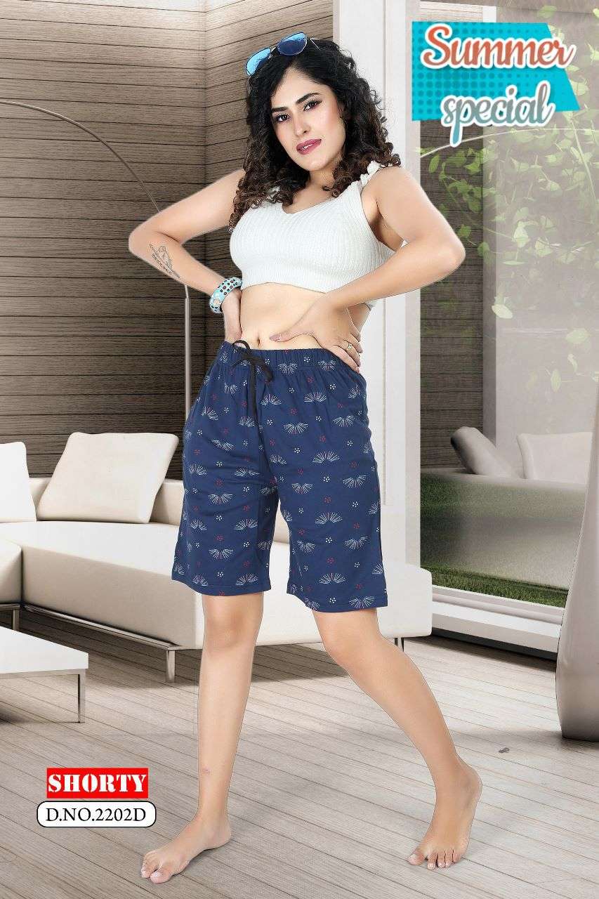 SUMMER SPECIAL NIGHT SHORTY VOL.2202 Heavy Shinker Hosiery Cotton Night Shorty Barmunda CATALOG WHOLESALER BEST RATE