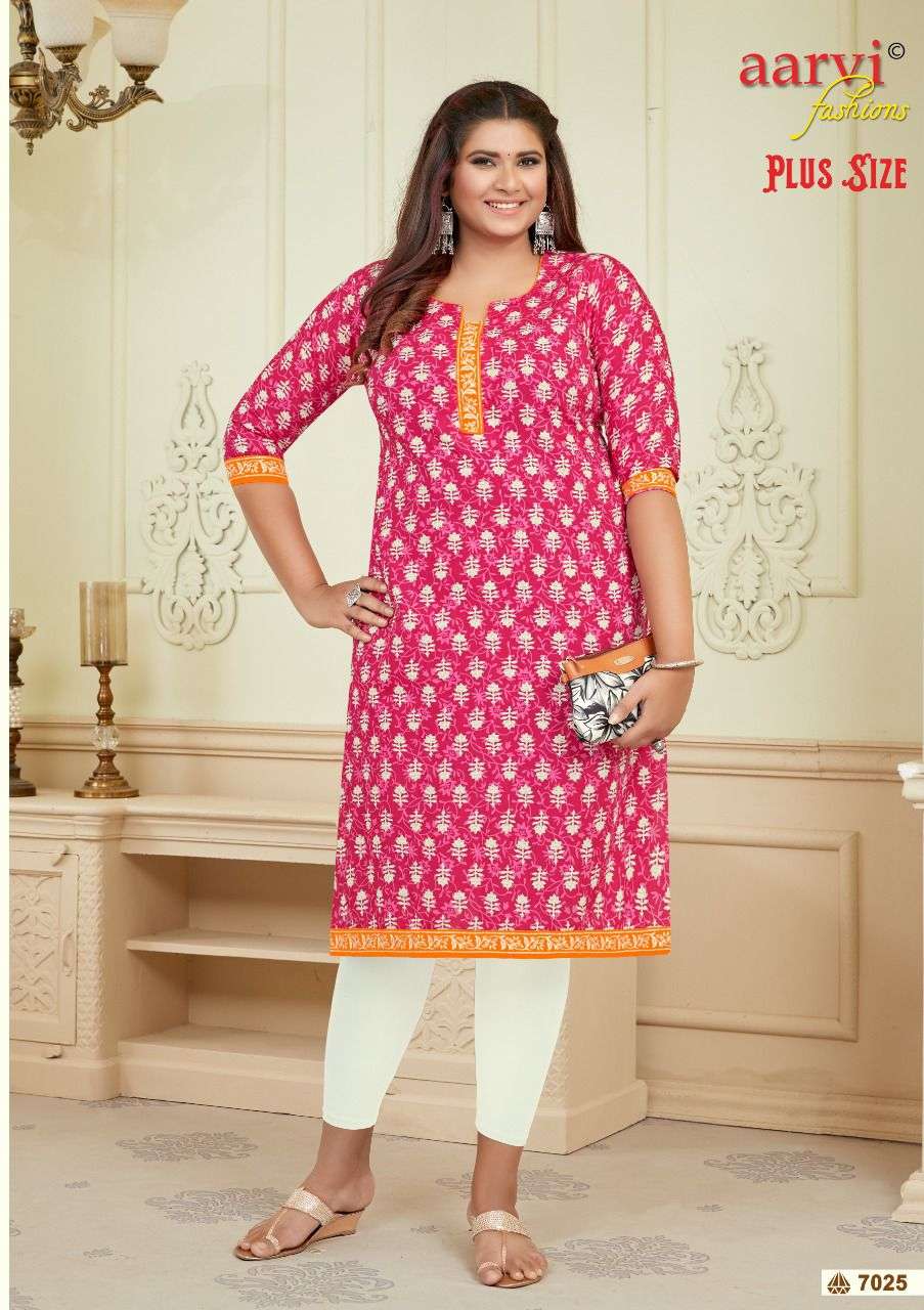 aarvi fashion surat rajkot cotton plus size vol 2 kurtis big size kurtis for women 