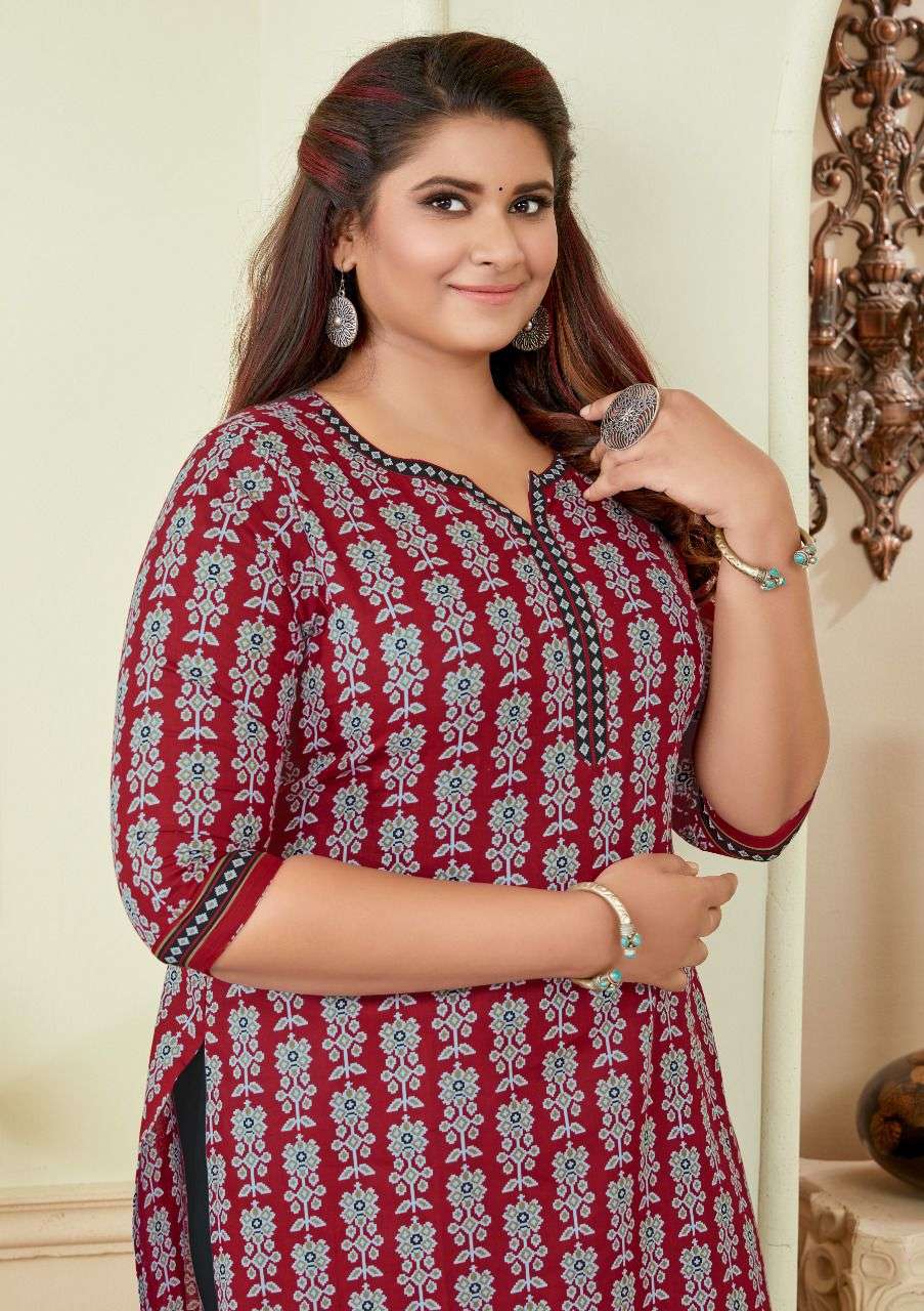 aarvi fashion surat rajkot cotton plus size vol 2 kurtis big size kurtis for women 