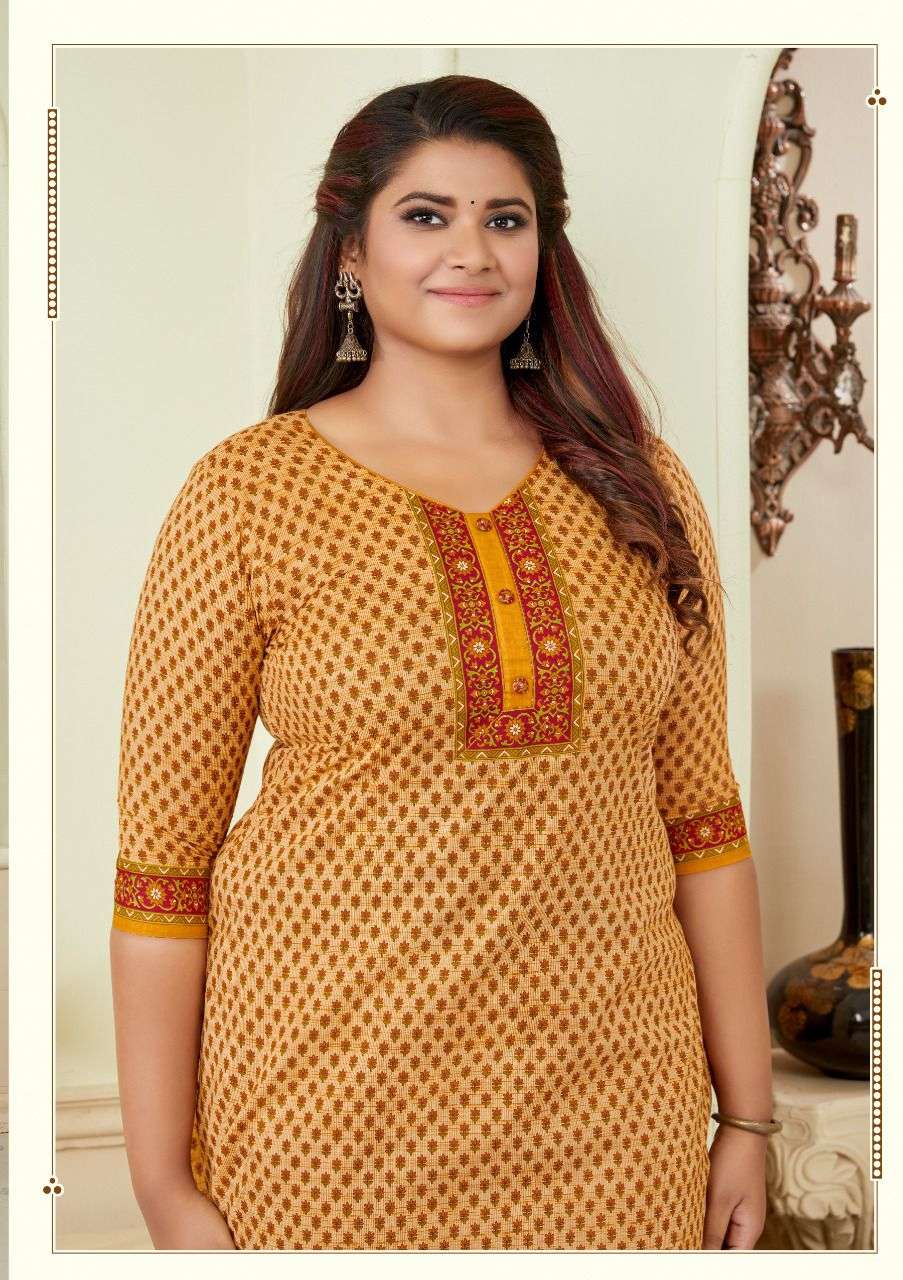 aarvi fashion surat rajkot cotton plus size vol 2 kurtis big size kurtis for women 