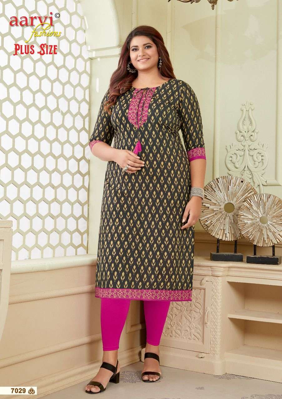 aarvi fashion surat rajkot cotton plus size vol 2 kurtis big size kurtis for women 