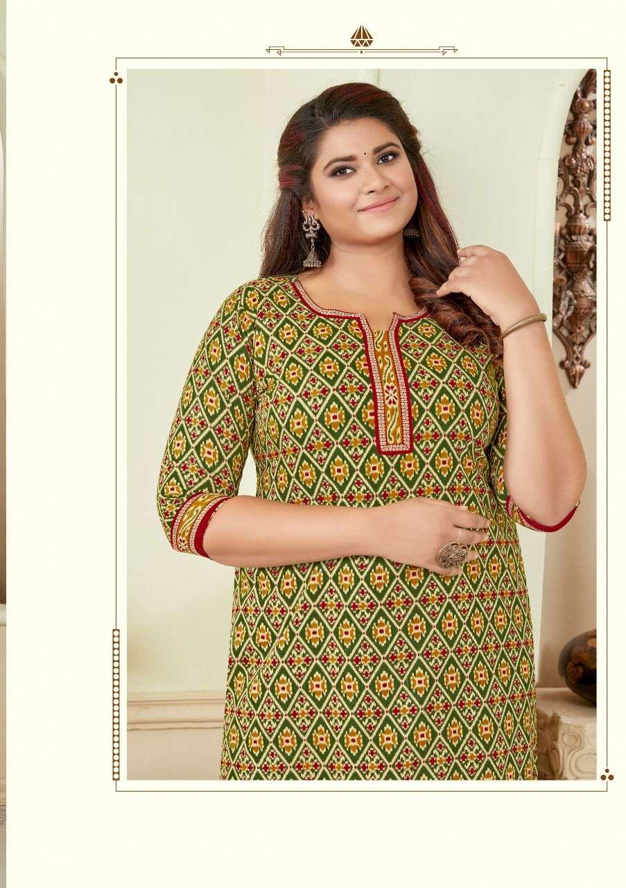 aarvi fashion surat rajkot cotton plus size vol 2 kurtis big size kurtis for women 