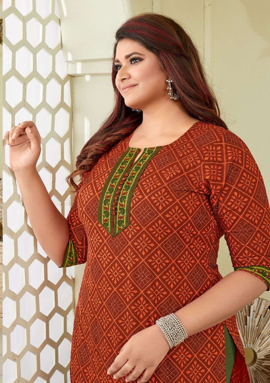 aarvi fashion surat rajkot cotton plus size vol 2 kurtis big size kurtis for women 