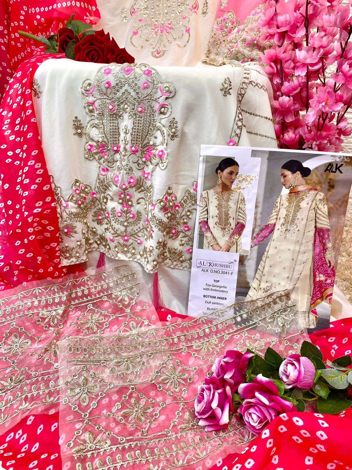 al khushbu alk 3041 design colors pakistani dresses 