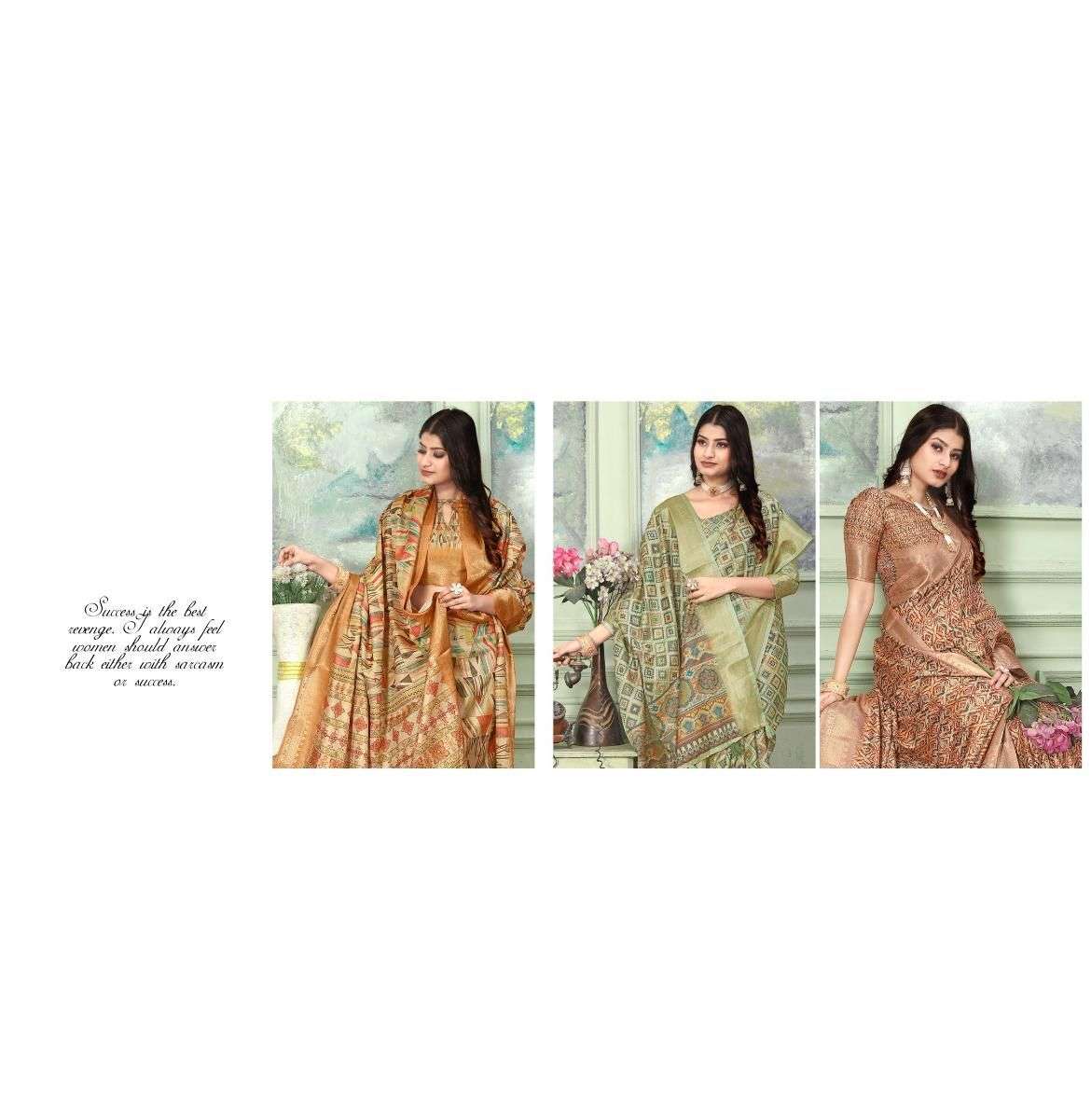 heritage digital vol 1 by mintorsi tusser silk banarasi weaving sarees