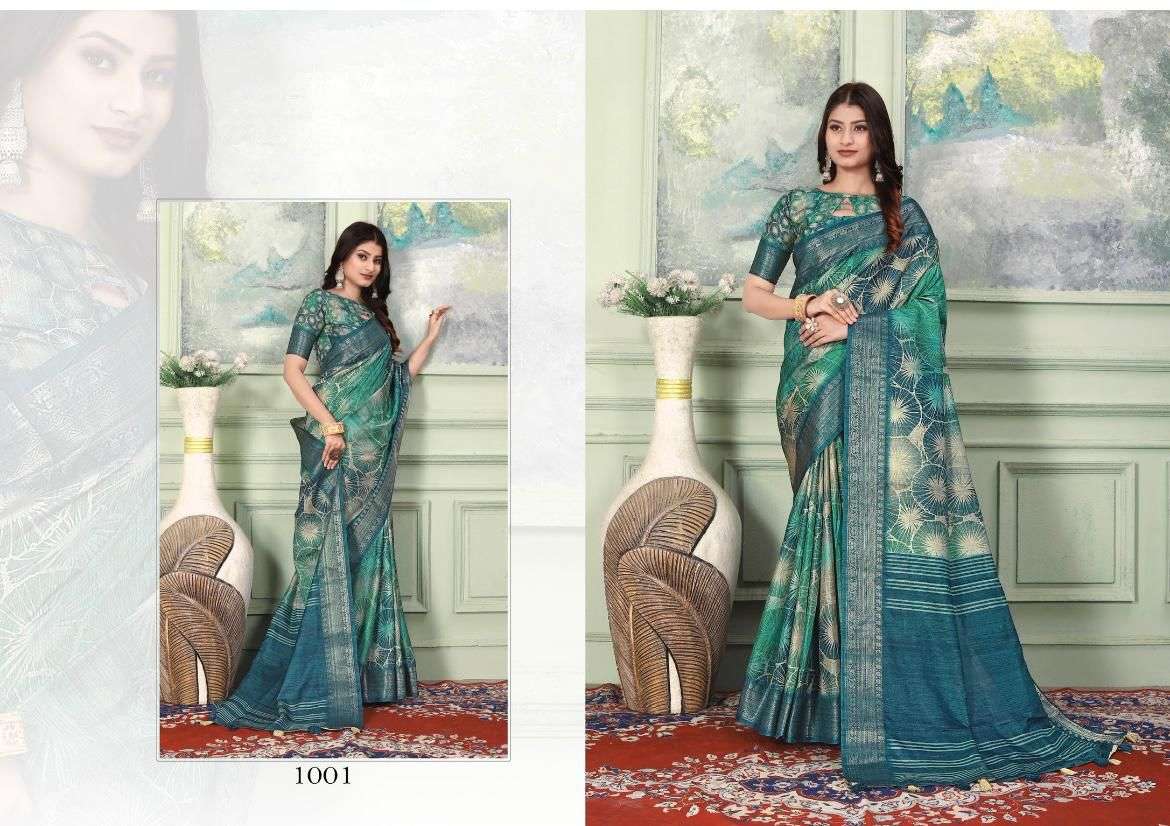 heritage digital vol 1 by mintorsi tusser silk banarasi weaving sarees