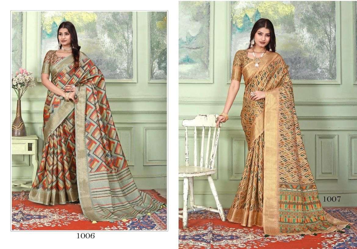 heritage digital vol 1 by mintorsi tusser silk banarasi weaving sarees