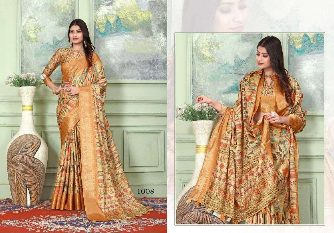 heritage digital vol 1 by mintorsi tusser silk banarasi weaving sarees