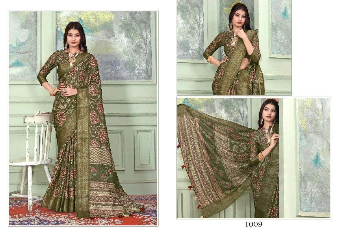 heritage digital vol 1 by mintorsi tusser silk banarasi weaving sarees