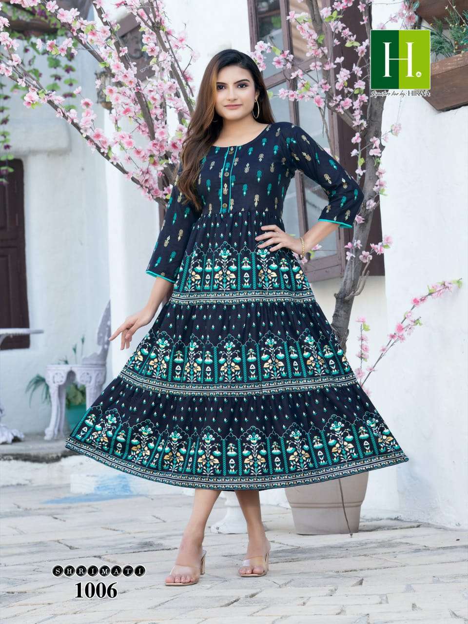 Trendy Beauty Queen Madhuri Vol 1 Letest Style Flair Short Kurti New  Collection