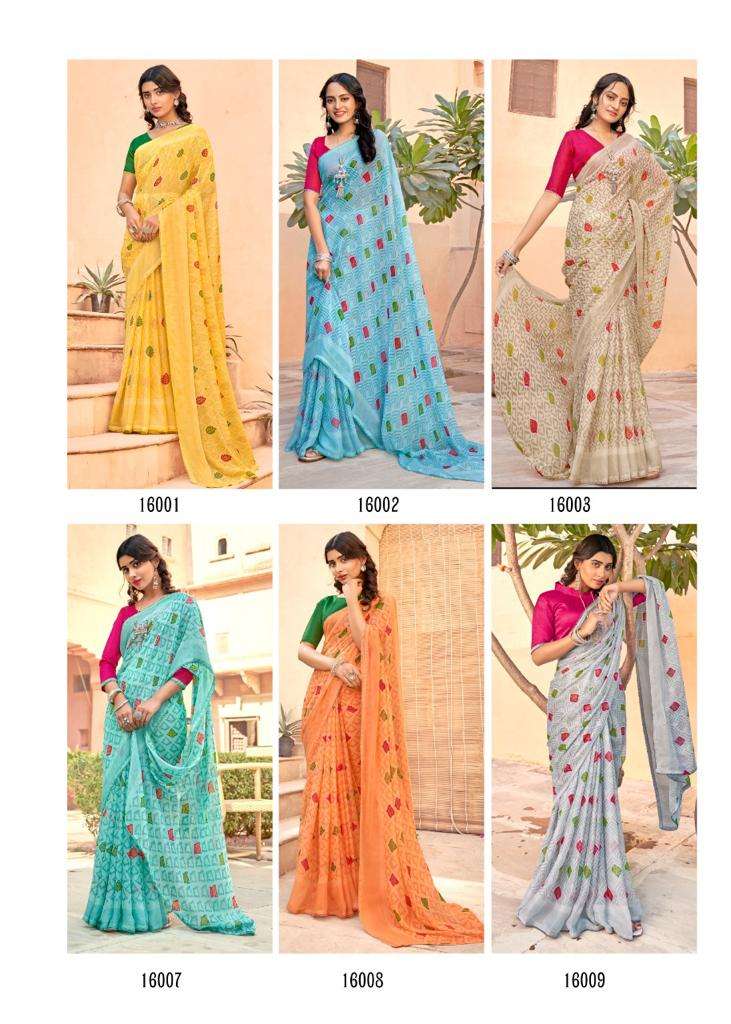 lt fashion surat wholesale shop maan chiffon smoke print saree catalog 