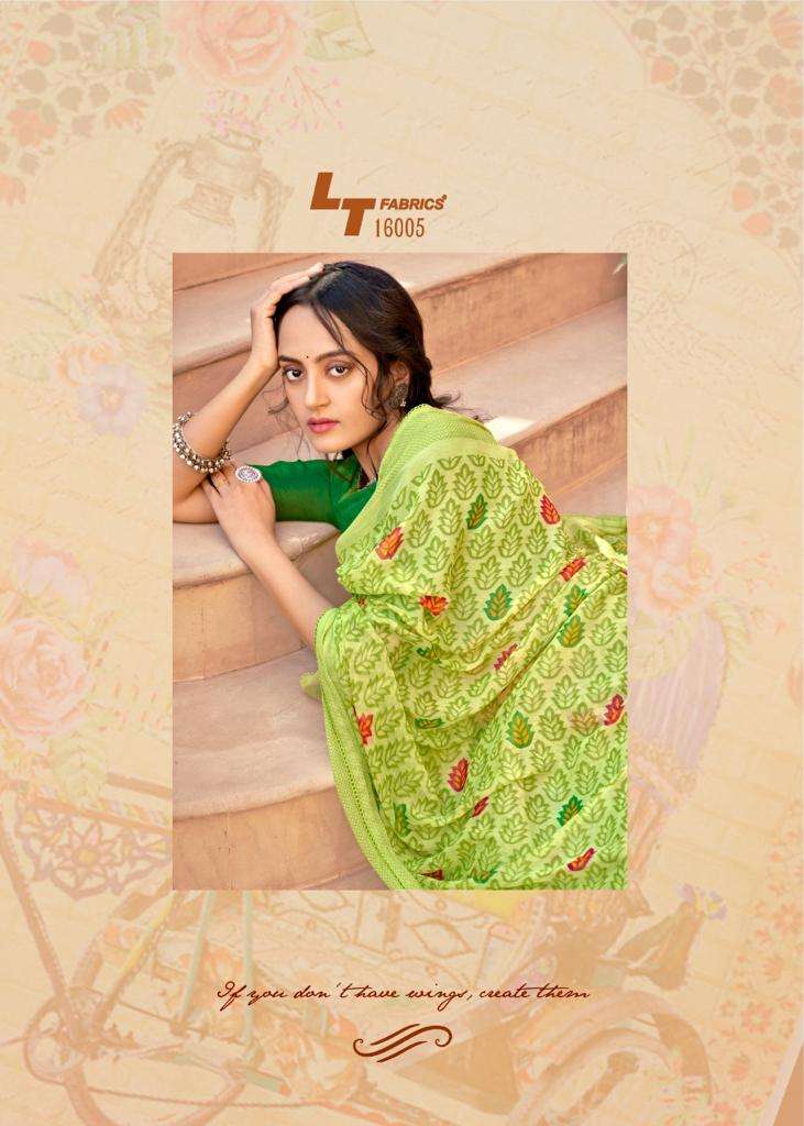 lt fashion surat wholesale shop maan chiffon smoke print saree catalog 