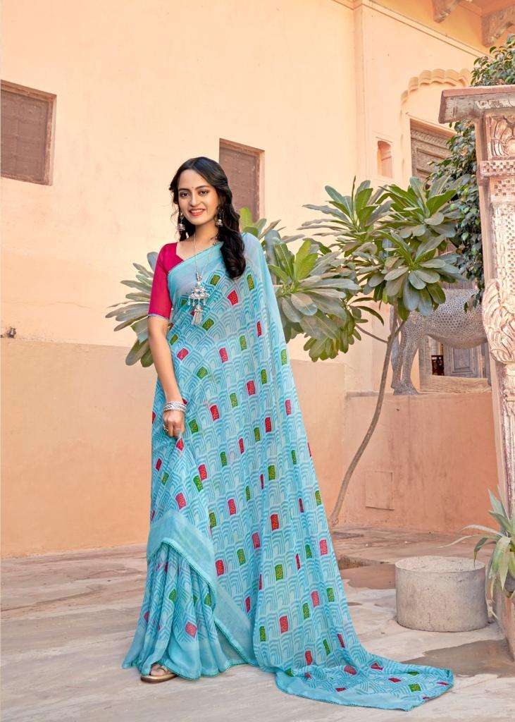 lt fashion surat wholesale shop maan chiffon smoke print saree catalog 
