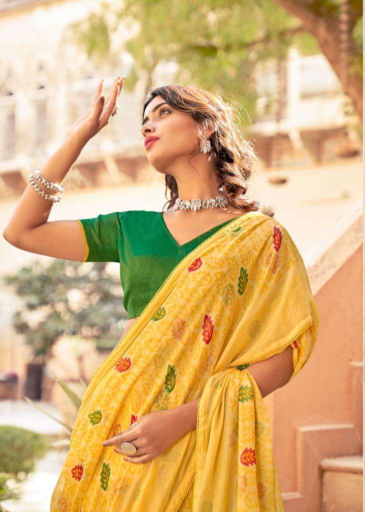 lt fashion surat wholesale shop maan chiffon smoke print saree catalog 