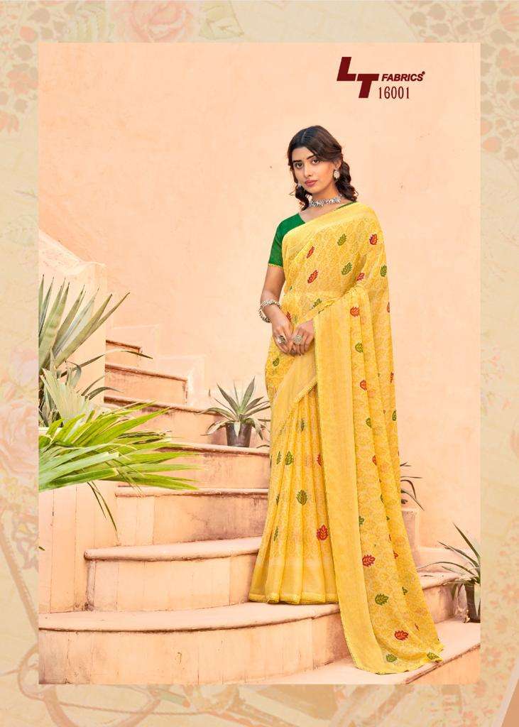 lt fashion surat wholesale shop maan chiffon smoke print saree catalog 