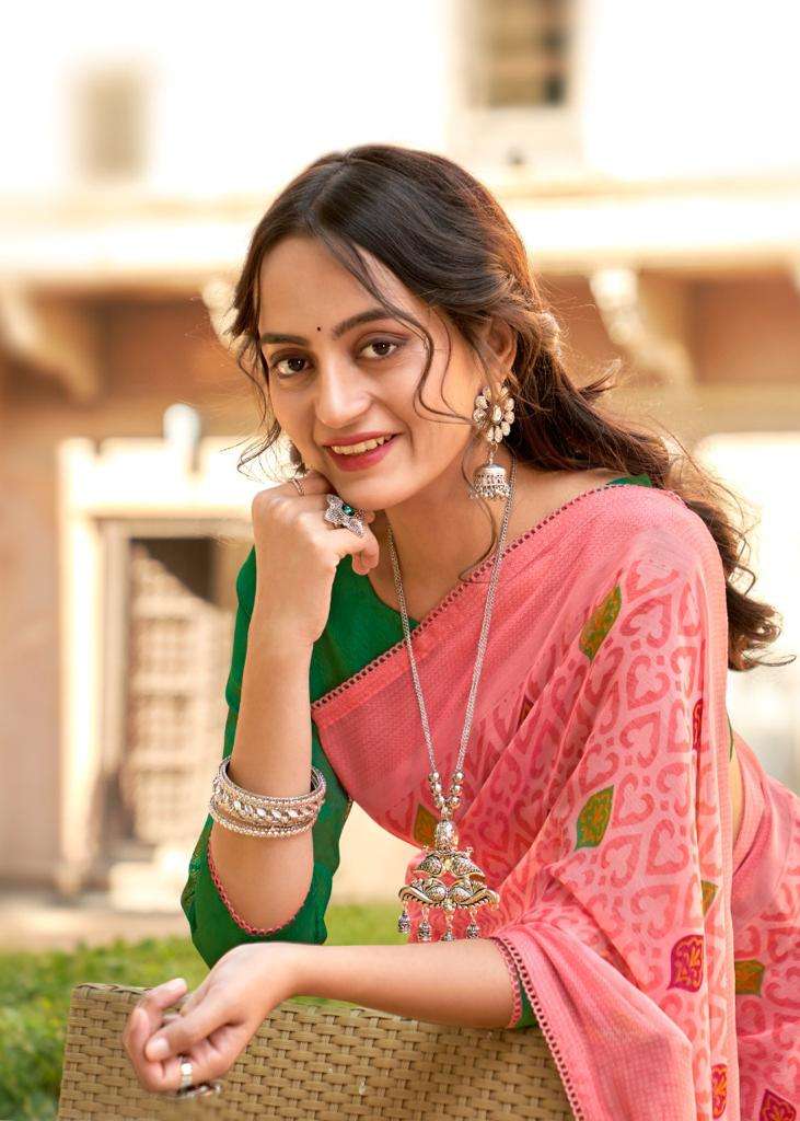 lt fashion surat wholesale shop maan chiffon smoke print saree catalog 