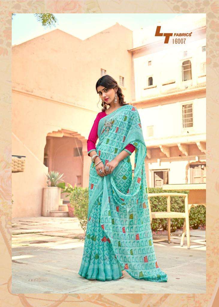 lt fashion surat wholesale shop maan chiffon smoke print saree catalog 