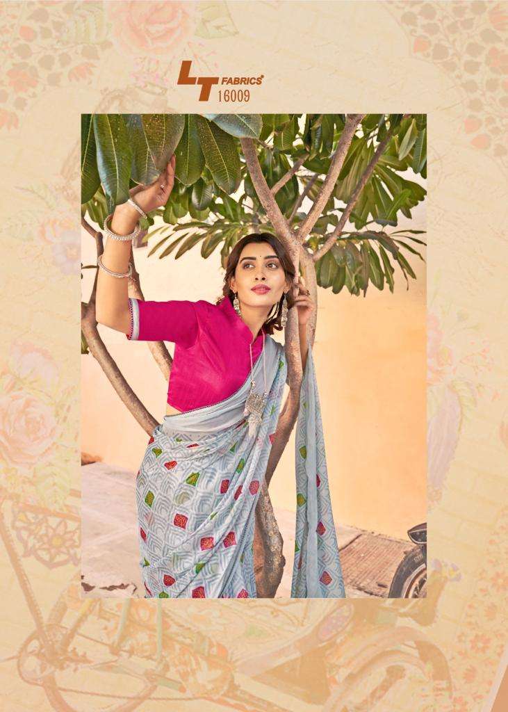 lt fashion surat wholesale shop maan chiffon smoke print saree catalog 