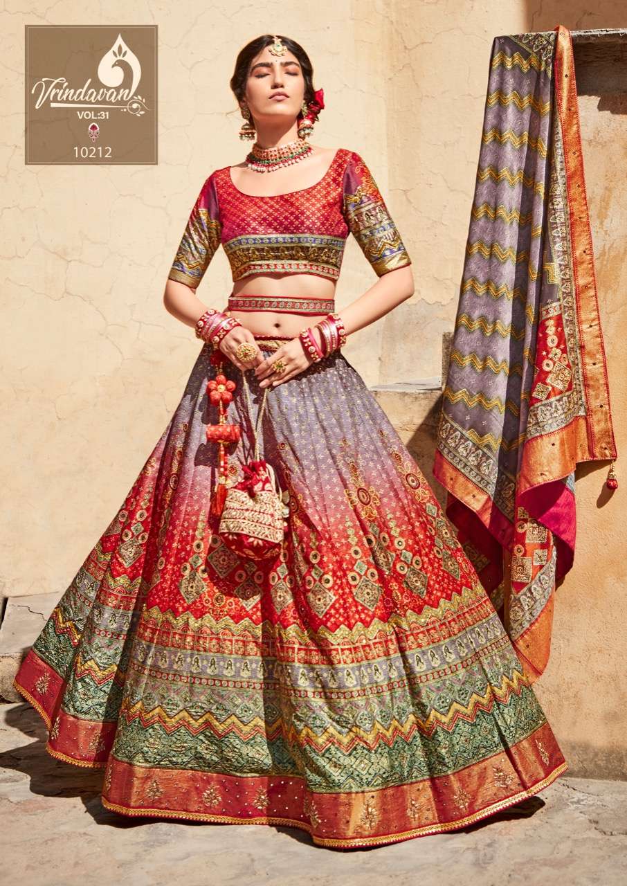 vrindavan vol 31 by royal silk festival wear lehenga catalogue