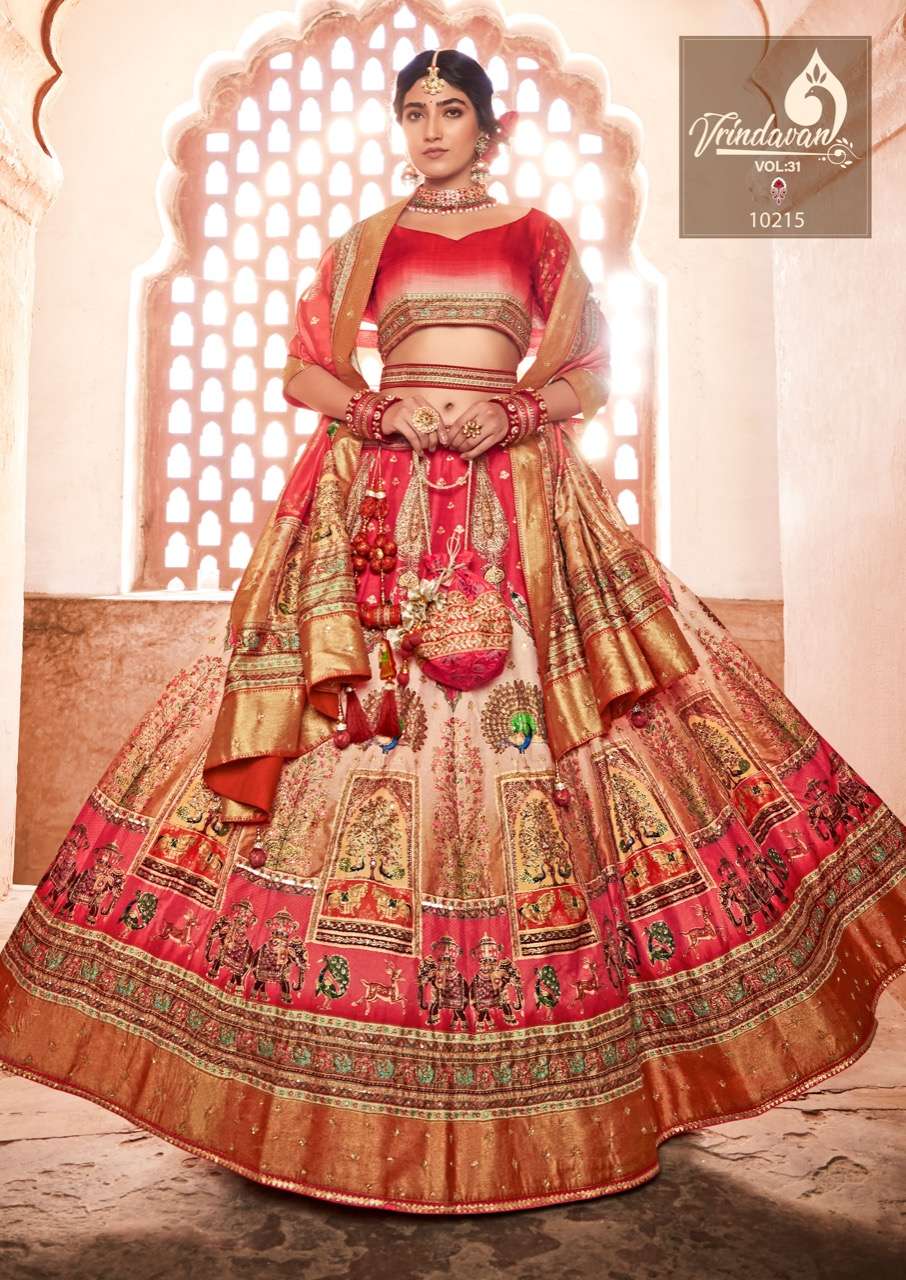 vrindavan vol 31 by royal silk festival wear lehenga catalogue