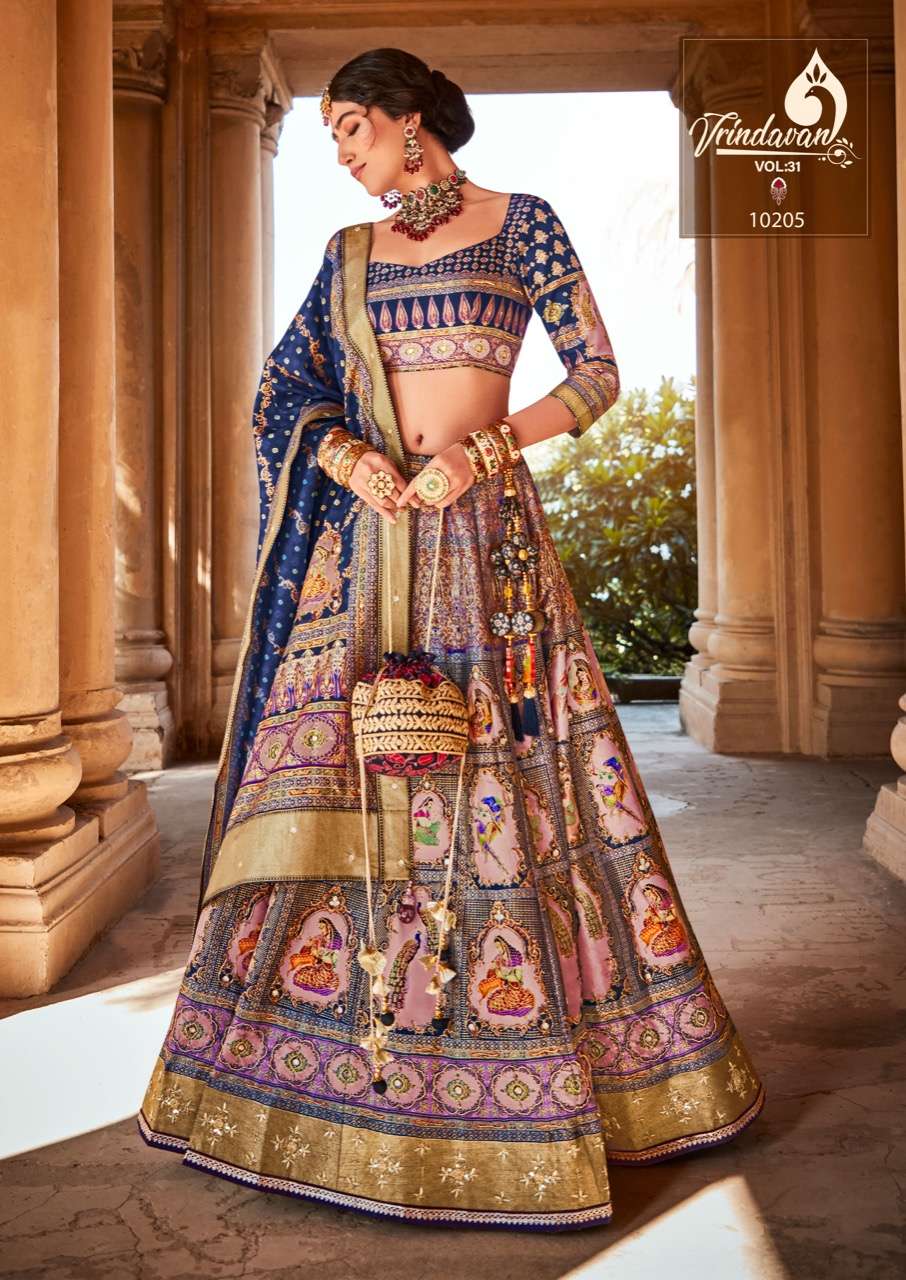 vrindavan vol 31 by royal silk festival wear lehenga catalogue