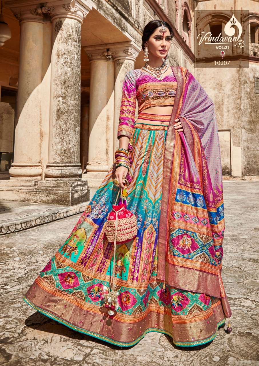 vrindavan vol 31 by royal silk festival wear lehenga catalogue