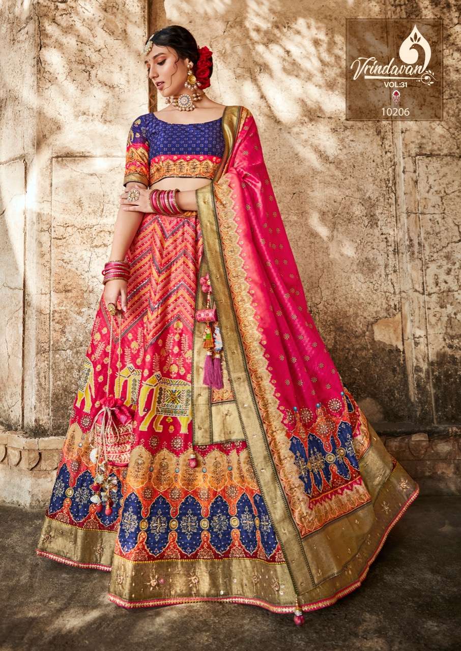 vrindavan vol 31 by royal silk festival wear lehenga catalogue