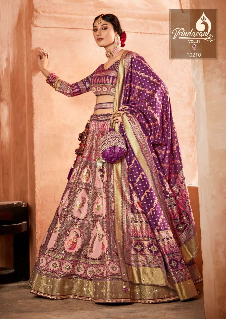 vrindavan vol 31 by royal silk festival wear lehenga catalogue
